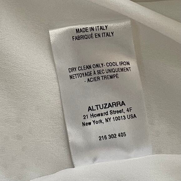 Altuzarra White Eyelet Sleeveless Sheath Midi Dress - 100% Cotton - Size 36/US 0 - Picture 5 of 9